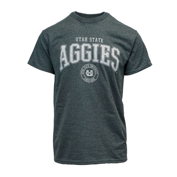 Utah State Aggies U-State Charcoal Short-Sleeve T-Shirt